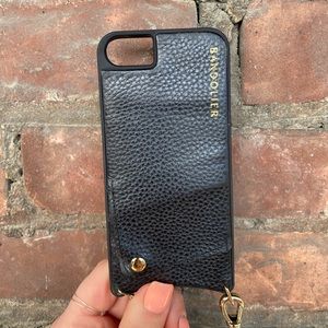 Bandolier phone case with cross body strap